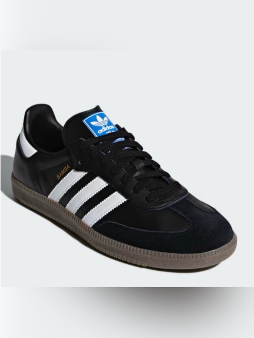 NWT Adidas Black White Samba OG with Gum Sole Mens 7.5 (women’s 8.5)
